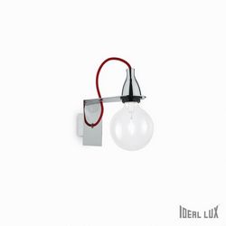 Lampada da parete Applique Ideal Lux Minimal AP1 CROMO 045207