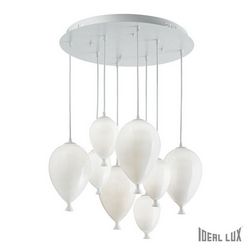 Lampadario sospensione Ideal Lux Clown SP8 BIANCO 100883