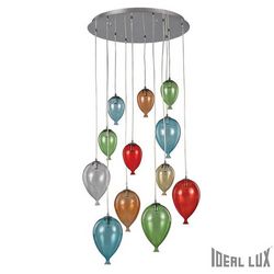 Lampadario sospensione Ideal Lux Clown SP12 COLOR 100951