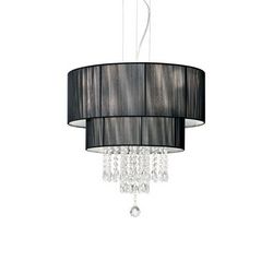 Lampadario sospensione Ideal Lux Opera SP4 NERO 182193