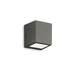 Lampada da parete Applique Ideal Lux Twin Ap1 Small Antracite 229539