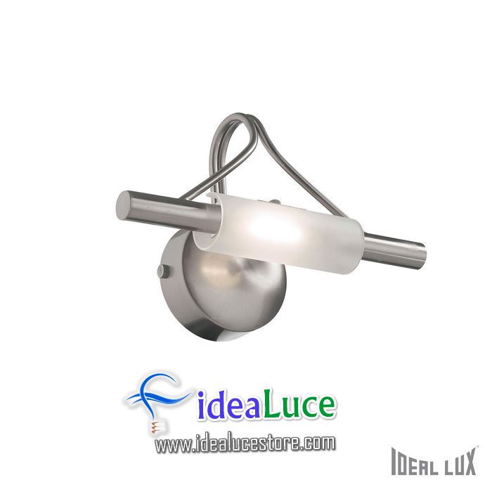 Lampada da parete Applique Ideal Lux Lucciola AP1 NICKEL 004358