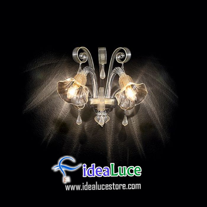 Lampada da parete Applique Ideal Lux Ca D`ORO AP2 020983