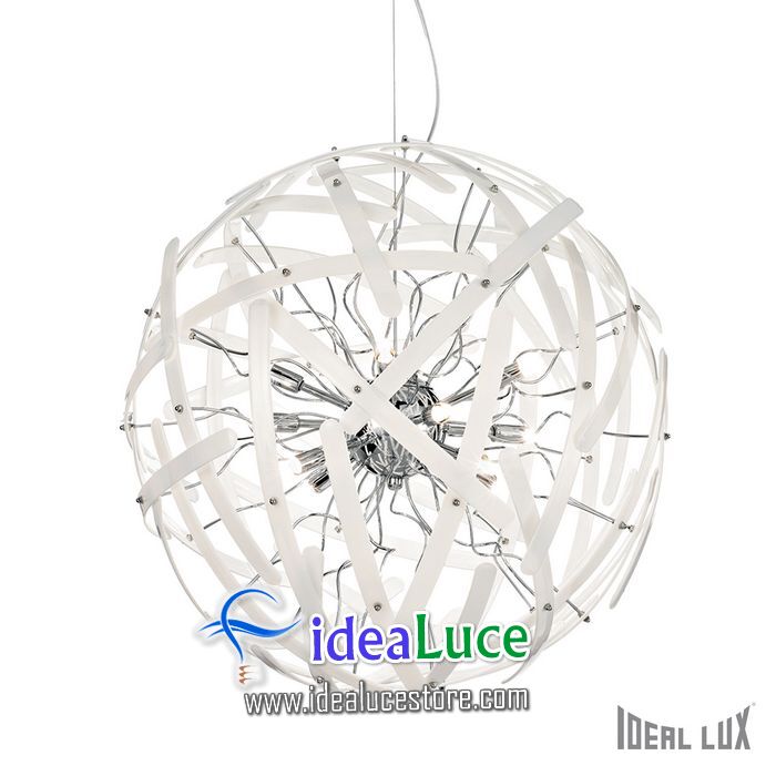 Lampadario sospensione Ideal Lux Lemon SP12 BIANCO 023977