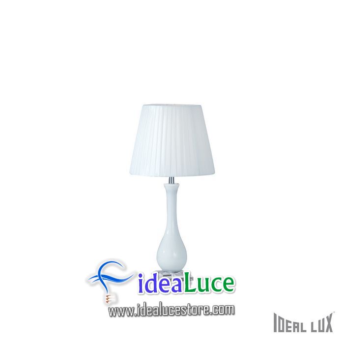 Lampada da tavolo Ideal Lux Lilly TL1 BIANCO 026084