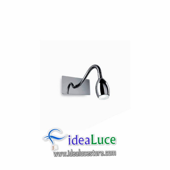 Lampada da parete Applique Ideal Lux Orson AP1 NICKEL 031453