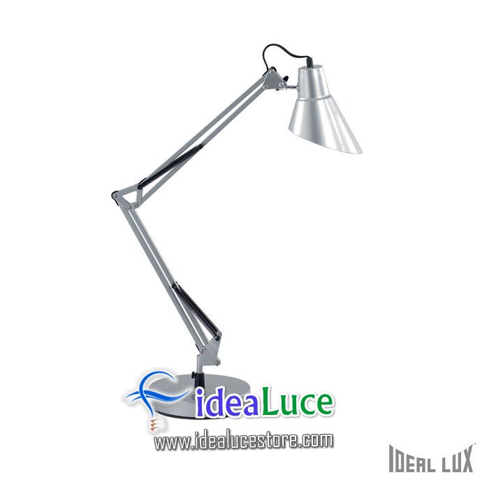 Lampada da tavolo Ideal Lux Sally TL1 ARGENTO 061146