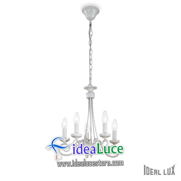 Lampadario sospensione Ideal Lux Brandy SP5 066622