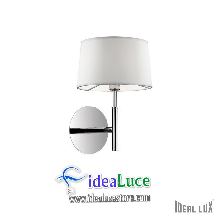 Lampada da parete Applique Ideal Lux Hilton AP1 075471