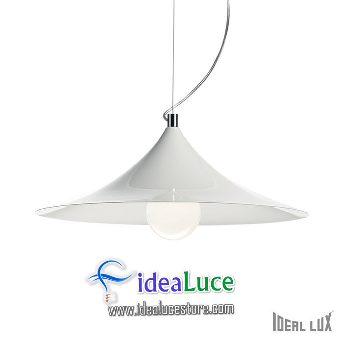 Lampadario sospensione Ideal Lux Mandarin SP1 BIANCO 087276