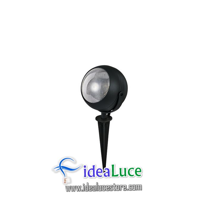 Faretto da esterno Ideal Lux Zenith PT1 SMALL NERO 108391