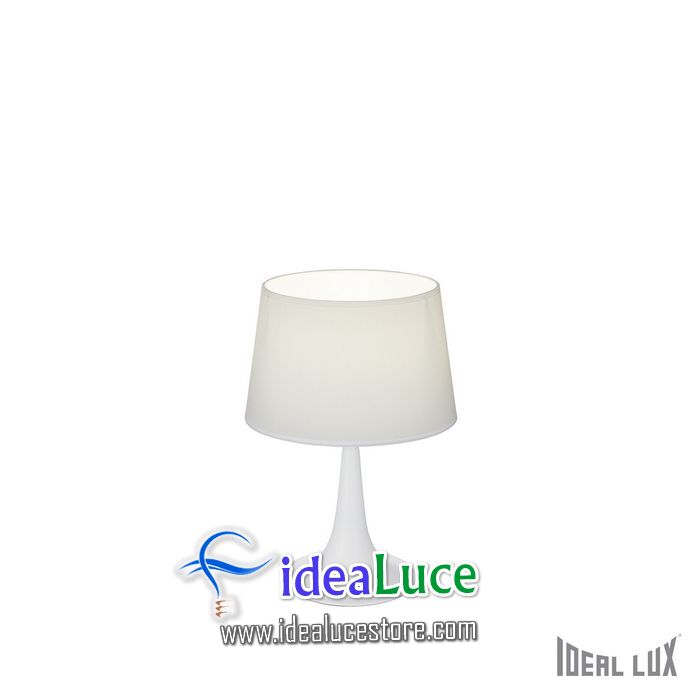 Lampada da tavolo Ideal Lux London TL1 SMALL BIANCO 110530
