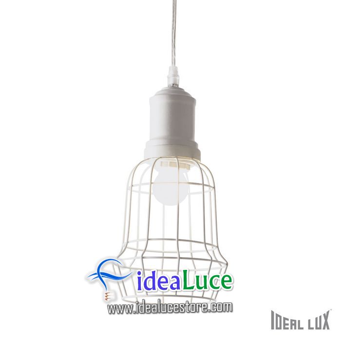 Lampadario sospensione Ideal Lux Cage SP1 SQUARE 114910