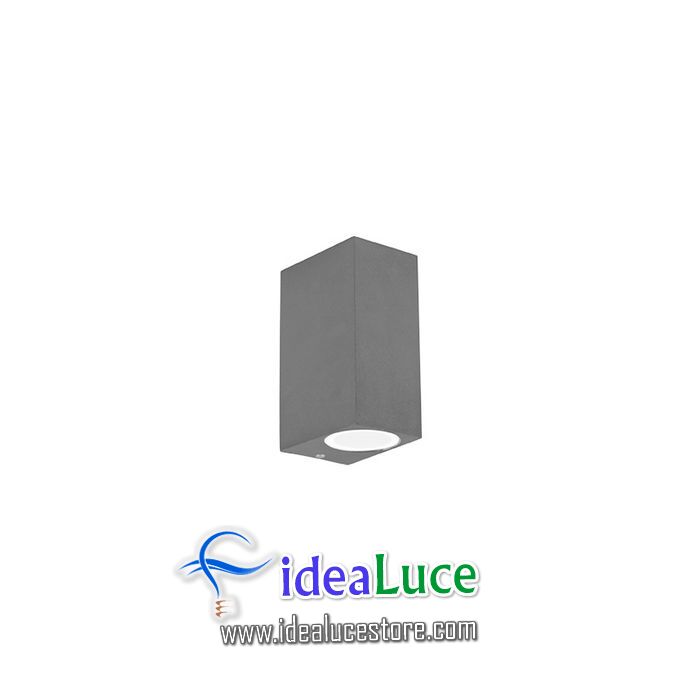 Lampada da parete Applique Ideal Lux Up AP2 ANTRACITE 115337