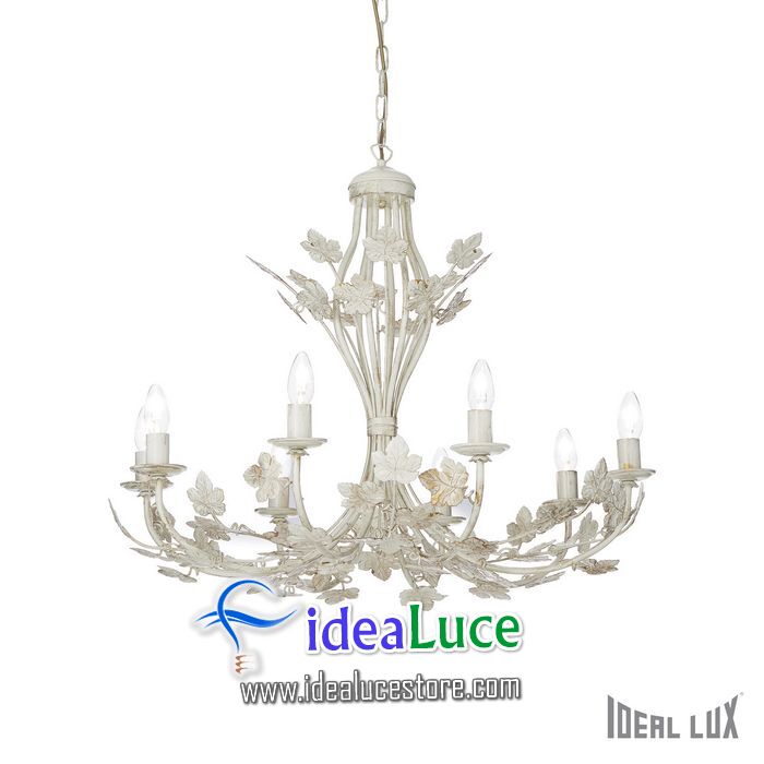 Lampadario sospensione Ideal Lux Champagne SP8 121574