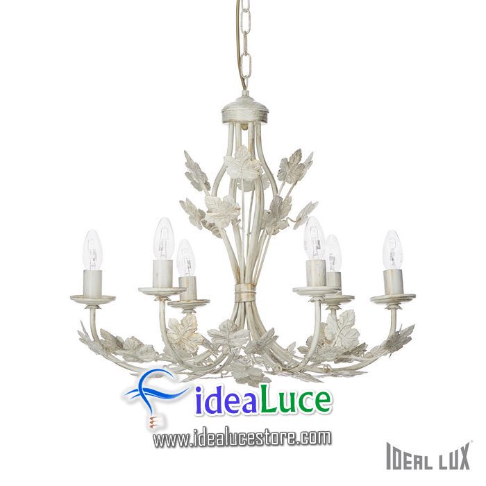 Lampadario sospensione Ideal Lux Champagne SP6 121857