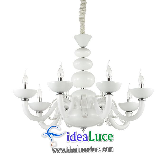 Lampadario sospensione Ideal Lux Praga SP8 132129