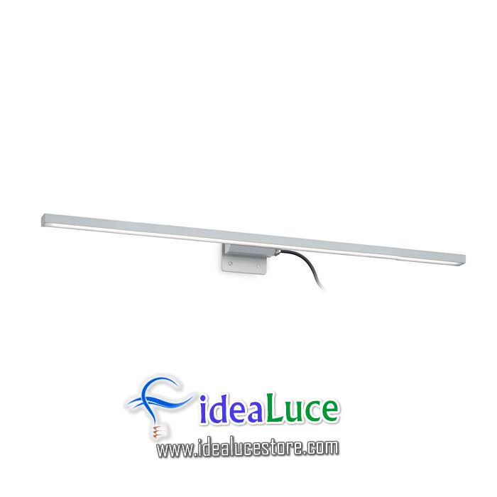 Lampada da parete Applique Ideal Lux Edgar AP84 ALLUMINIO 136561