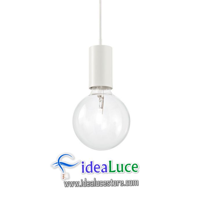 Lampadario sospensione Ideal Lux Hugo SP1 BIANCO 139678