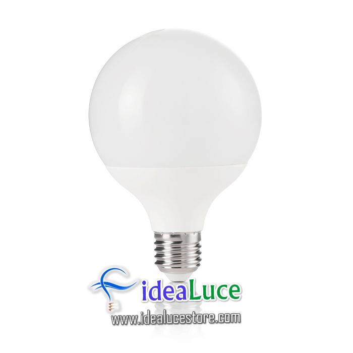 Confezione da 10 Lampadine Led Ideal Lux POWER E27 12W GLOBO SMALL 4000K 151977