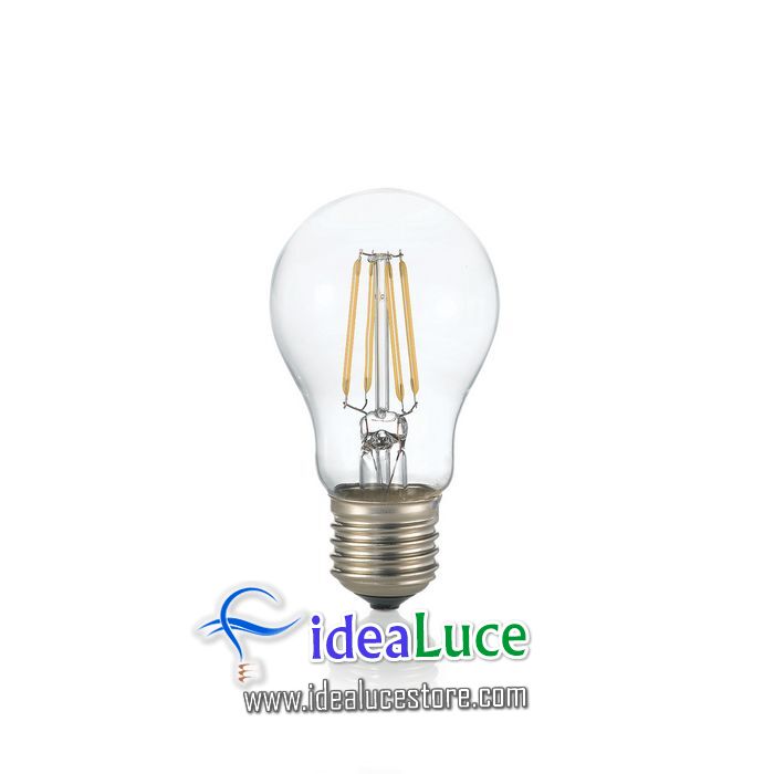 Confezione da 10 Lampadine Led Ideal Lux CLASSIC E27 8W GOCCIA TRASP 4000K  153964 - IdeaLuceStore