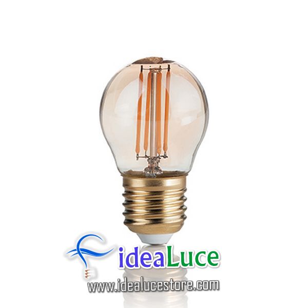 Confezione da 10 Lampadine Led Ideal Lux VINTAGE E27 6W LINEAR 2200K 201252