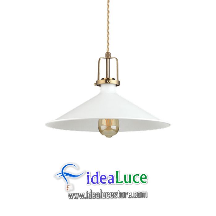lampadario sospensione ideal lux eris-4 sp1 bianco 238210