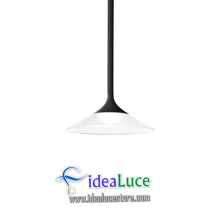 Lampadario sospensione Ideal Lux Tristan Sp Nero 256436