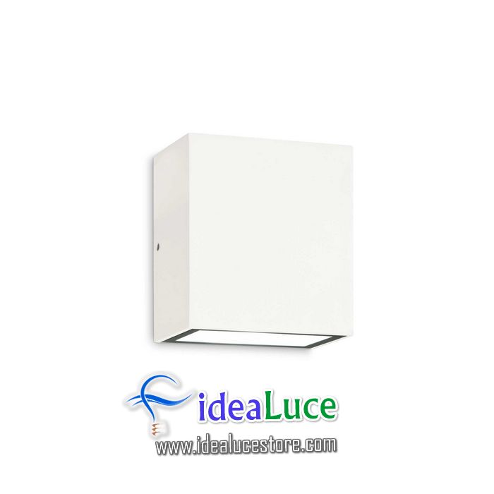 Lampada da parete Applique Ideal Lux Argo Ap Bianco 4000k 268316