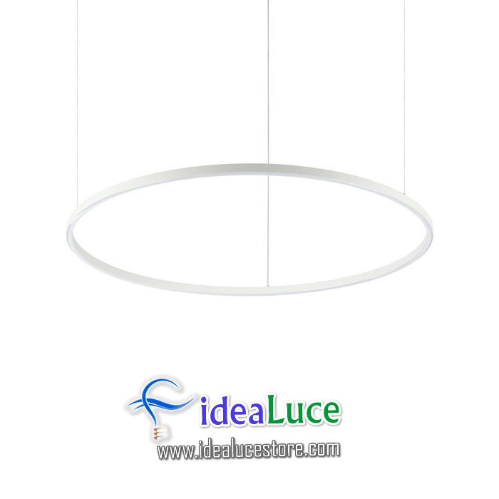 Lampadario sospensione Ideal Lux Oracle Slim Sp D90 Round Wh 4000k 269870