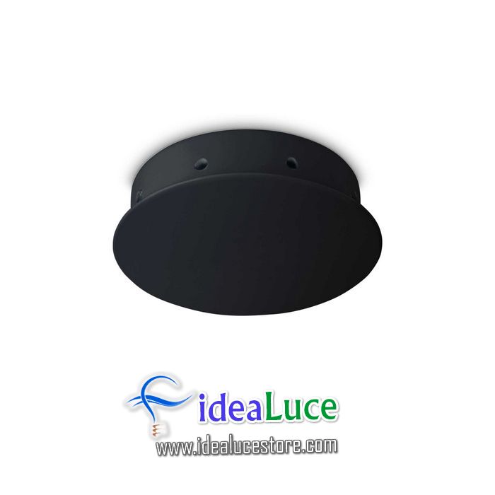 Rosone Magnetico 8 Luci Nero Ideal Lux 272467