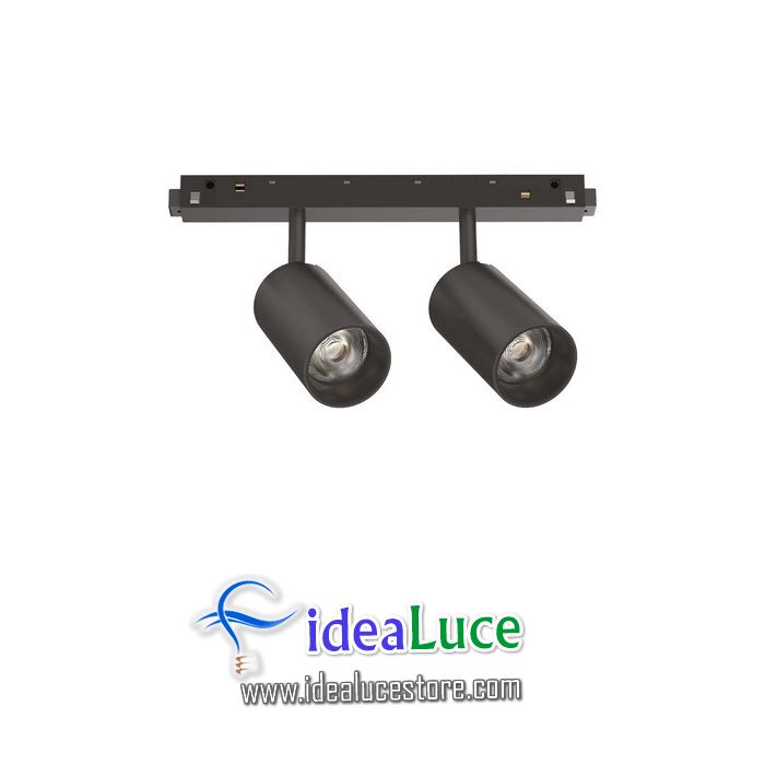 Ego Track Double 16w 3000k Dali Bk Ideal Lux 286358