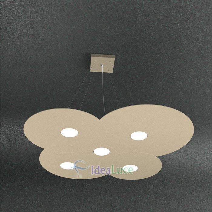 Sospensione Top Light Cloud Led Sabbia 1128/S5 SA