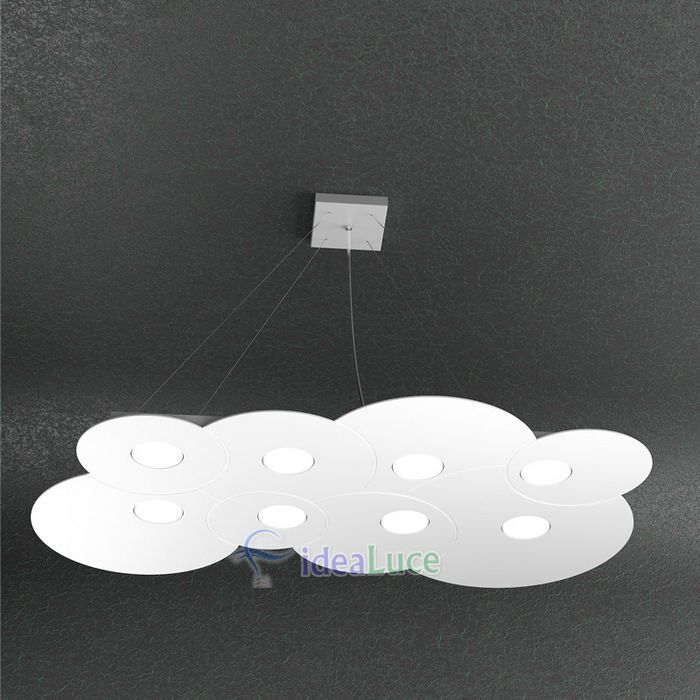 Sospensione Top Light Cloud Led Bianca 1128/S8 R BI