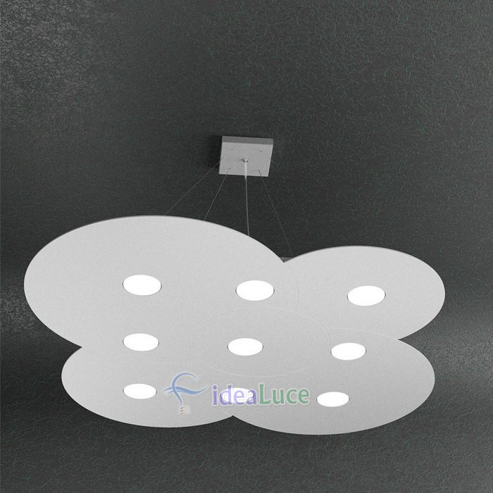 Sospensione Top Light Cloud Led Grigia 1128/S9 GR