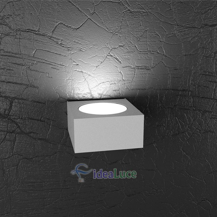 Lampada da Parete Top Light Plate Led Grigia 1129/AP GR