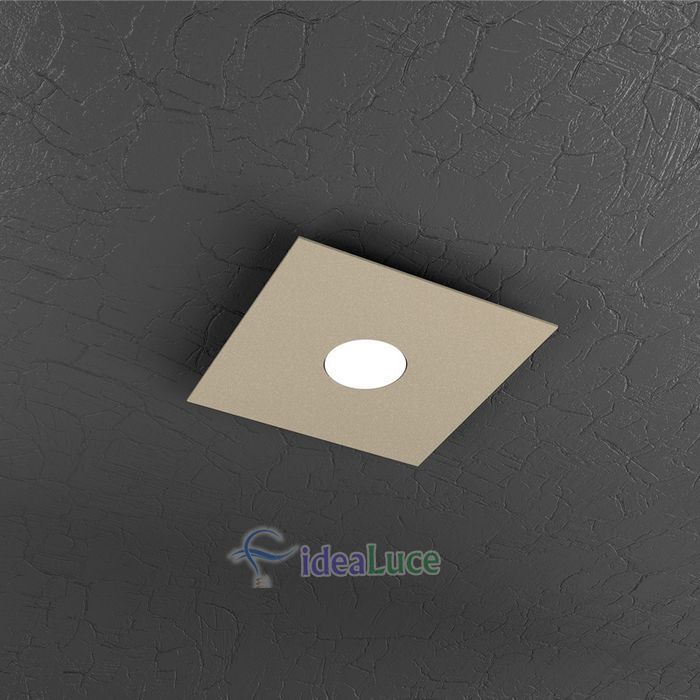 Plafoniera Top Light Plate Led Sabbia 1129/PL1 SA