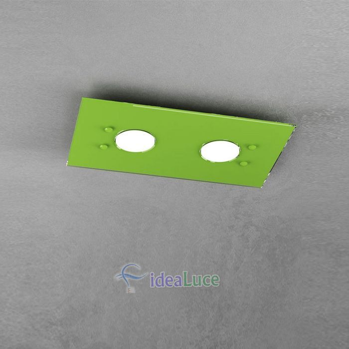 Plafoniera Top Light Path Led Verde 1141/PL2 VE