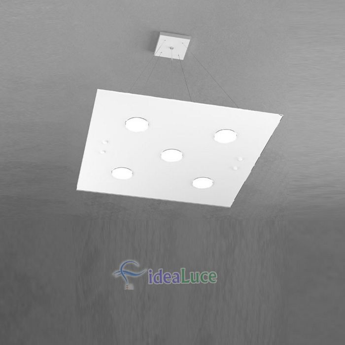 Sospensione Top Light Path Led Bianco 1141/S5 BI